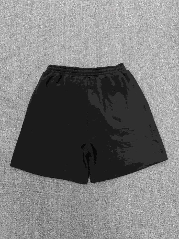 Sp5der 1:1 quality version All Over Rhinestone Curved Letter Star Glove Heart Print Shorts 29487658