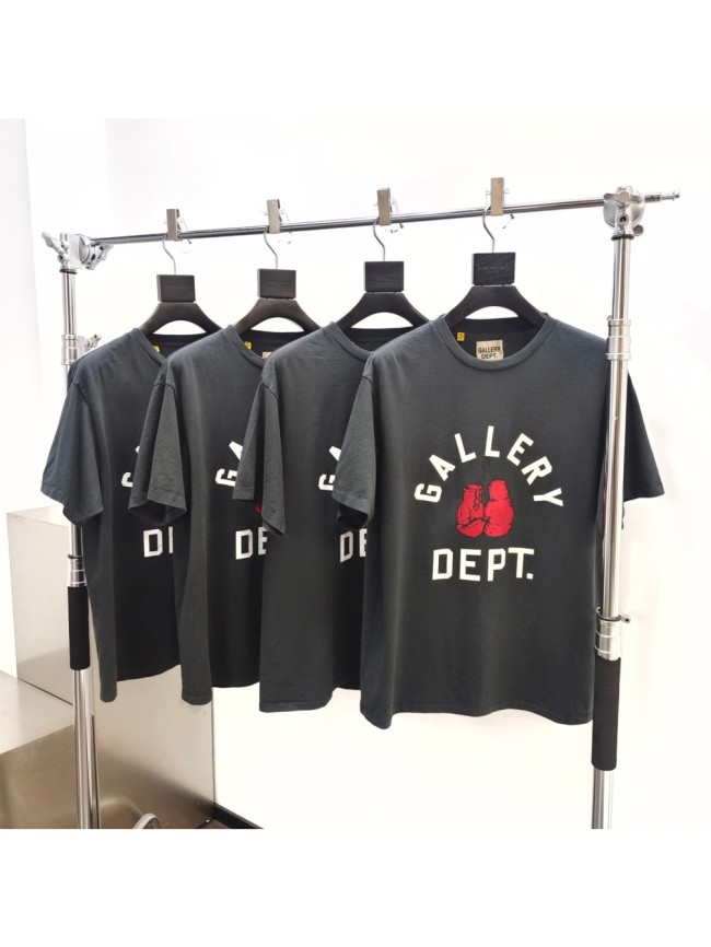 [50% Off]GaIIery Dept. [Big & Tall for weights up to 260 lbs]1:1 quality version Red Boxing Gloves Letter Print Tee 3 colors 27448057