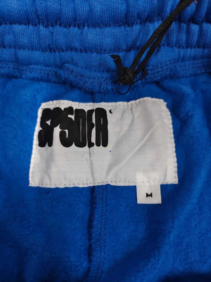 Sp5der 1:1 quality version All Over Starry Rhinestone Curved 3D Letter Print Shorts 7 colors 29487674