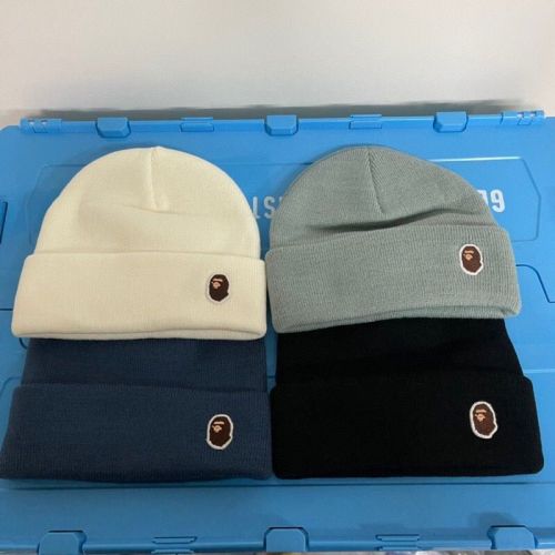 [50% Off]A Bathing Ape Ape Head Classic Embroidered Labeled Cold Beanie 18 colors 27356709