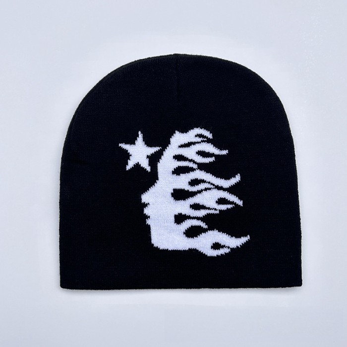 [50% Off]Hellstar Studio  NEW YEAR GIFT Classic Logo Jacquard Outdoor Cold beanie 7 colors 27356715