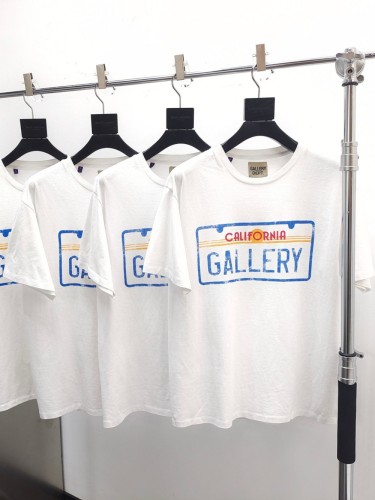 [50% Off]GaIIery Dept. [Big & Tall for weights up to 260 lbs]1:1 quality version Blue License Plate Print Tee 27573314
