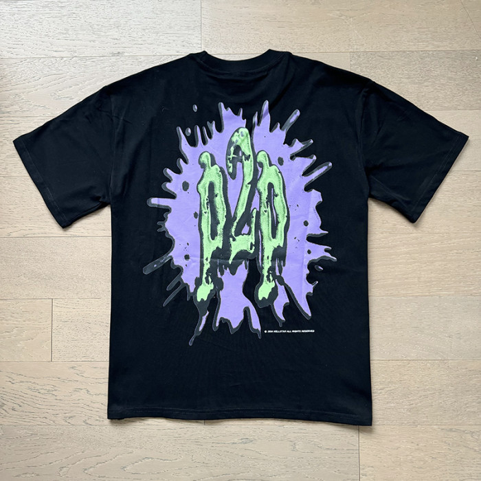 [50% Off]Hellstar Studio Monster Portrait Graffiti Letter Print Tee 27575182