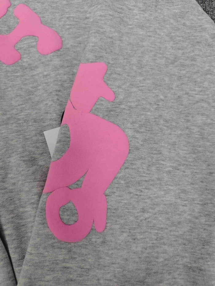Sp5der 3D Foam Arc Bold Letter Irregular Star Print Hoodie 5 colors 29488627