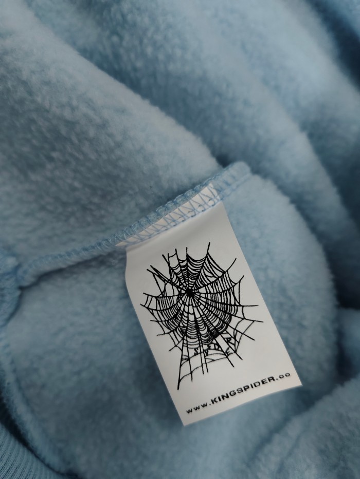 Sp5der Spider Web Puff Letter Scattered Colorful Star Print Hoodie 6 colors 29488674