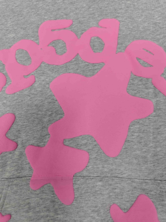Sp5der 3D Foam Arc Bold Letter Irregular Star Print Hoodie 5 colors 29488627