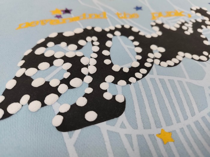 Sp5der Spider Web Puff Letter Scattered Colorful Star Print Hoodie 6 colors 29488674
