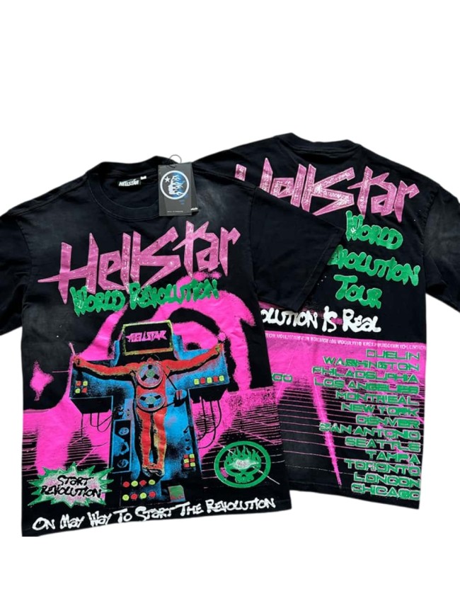[50% Off]Hellstar Studio Forbidden Man Lettered Slogan Print Tee 27602151