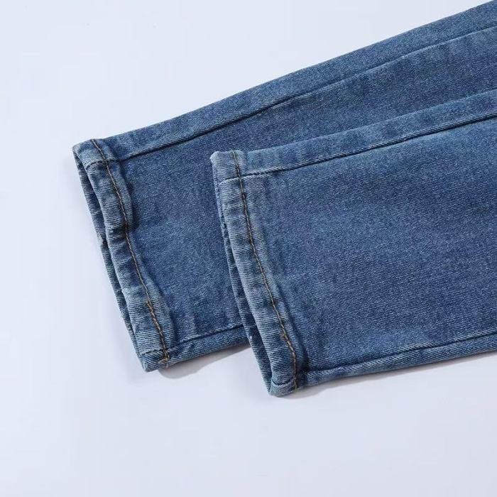 Amiri 1:1 quality version Washed Boro Repair Distressed Hollywood Skull Print Skinny Jeans 29491561
