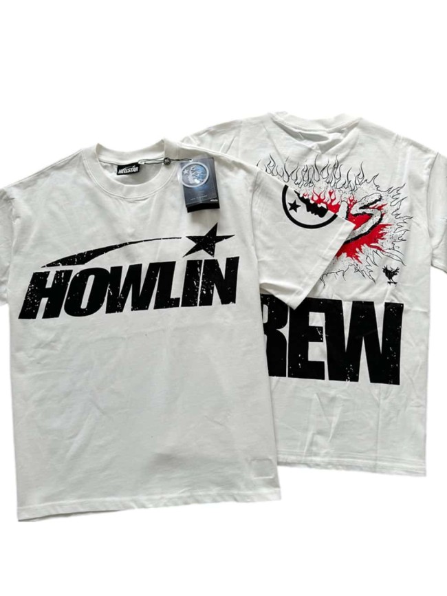 [50% Off]Hellstar Studio HS Large Letter Print Tee 27640792