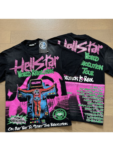 [50% Off]Hellstar Studio Forbidden Man Lettered Slogan Print Tee 27602151