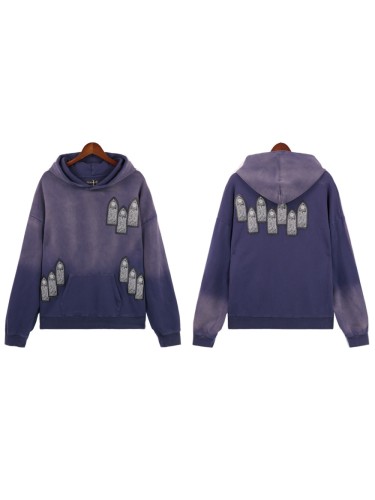 [50% Off]Who Decides War Front and back appliquéd bullet embroidered washed Hoodie 2 colors 27640578