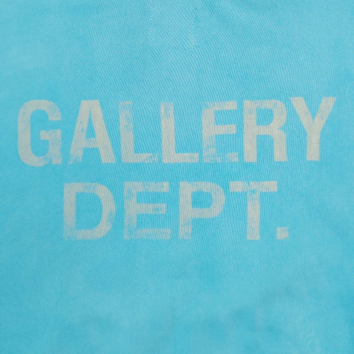 GaIIery Dept. [Big & Tall for weights up to 260 lbs]1:1 quality version Grey Letter Hand Painted Colorful Graffiti Os Brushed Cotton Hoodie 29493806