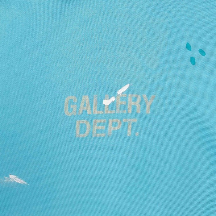 GaIIery Dept. [Big & Tall for weights up to 260 lbs]1:1 quality version Grey Letter Hand Painted Colorful Graffiti Os Brushed Cotton Hoodie 29493806