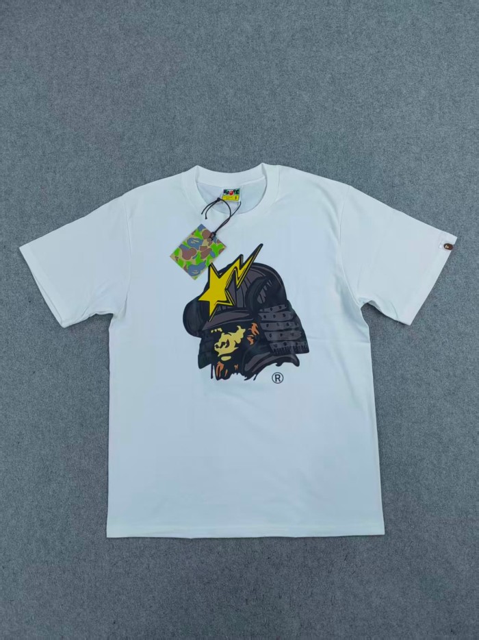 A Bathing Ape Bape Star Warrior Ape Man Print T-shirt 2 colors 29055782