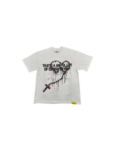 28351378 beaded cross Print Tee