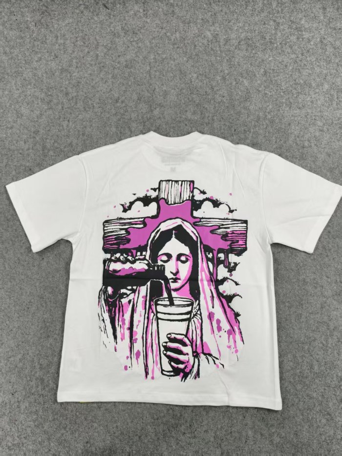 28351378 beaded cross Print Tee