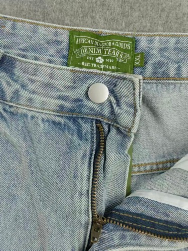 Denim Tears Classic Kapok Raw Edge Denim Shorts 3 colors