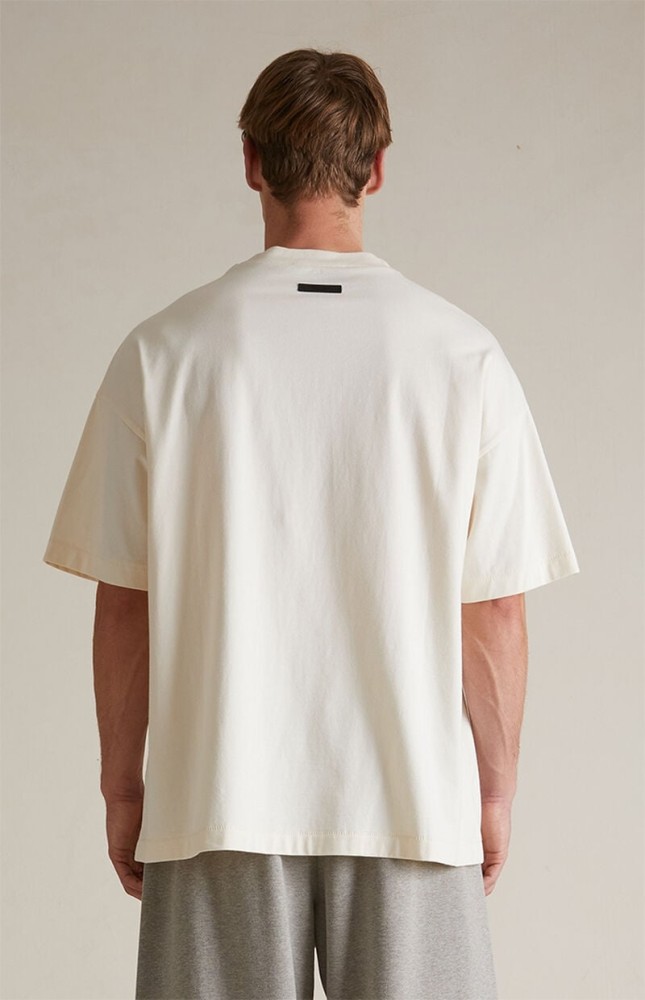 [50% Off]Fear Of God (Essentials) [Big & Tall for weights up to 220 lbs]1:1 quality version BACK TO SCHOOL Collection Letter Print Tee &  Shorts Set 4 colors 27870726