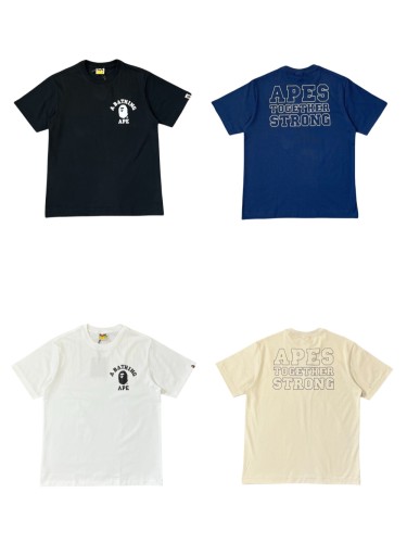 [50% Off]A Bathing Ape Bape 1:1 quality version Printed Tee 4 colors 27880511