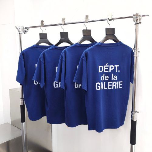 [50% Off]GaIIery Dept. [Big & Tall for weights up to 260 lbs]1:1 quality version White Letter French Logo Tee 27825639