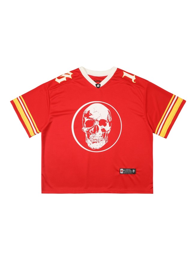 [50% Off]Godspeed Skull Print Mesh Quick Dry Jersey Tee 6 colors 27844470