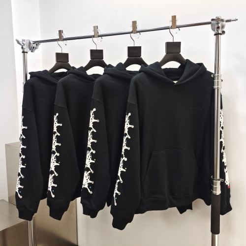 [50% Off]Sp5der [Big & Tall for weights up to 220 lbs]1:1 quality version Embroidered Letters tone Hoodie & Pants Set 27878303