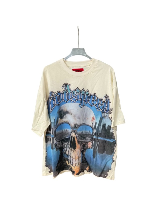 [50% Off]Godspeed City Reflections Sunglass Skull Print Tee 2 colors 27846907
