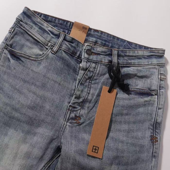 Ksubi 1:1 quality version Wash Script Logo Print Ripped Distressed Patch Slim Skinny Jeans 29499675
