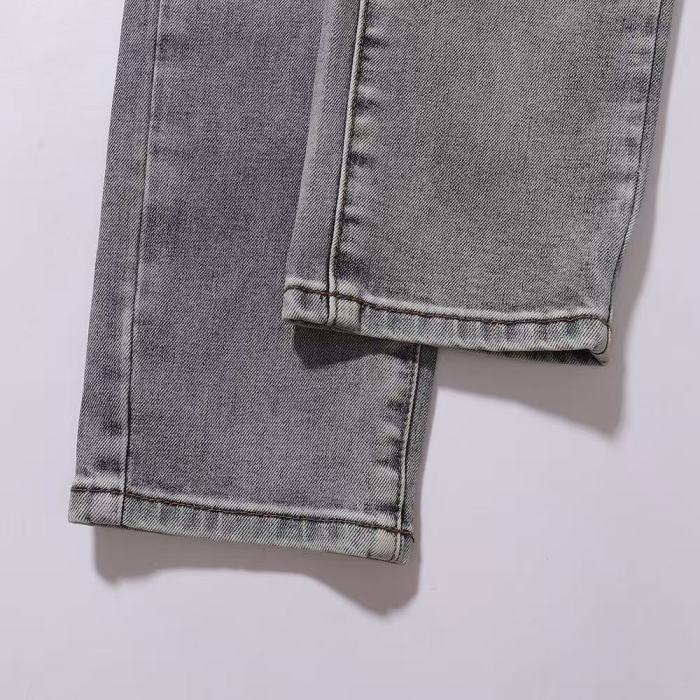 Ksubi 1:1 quality version Wash Gothic Letter Print Shark Ripped Distressed Slim Skinny Jeans 29499706