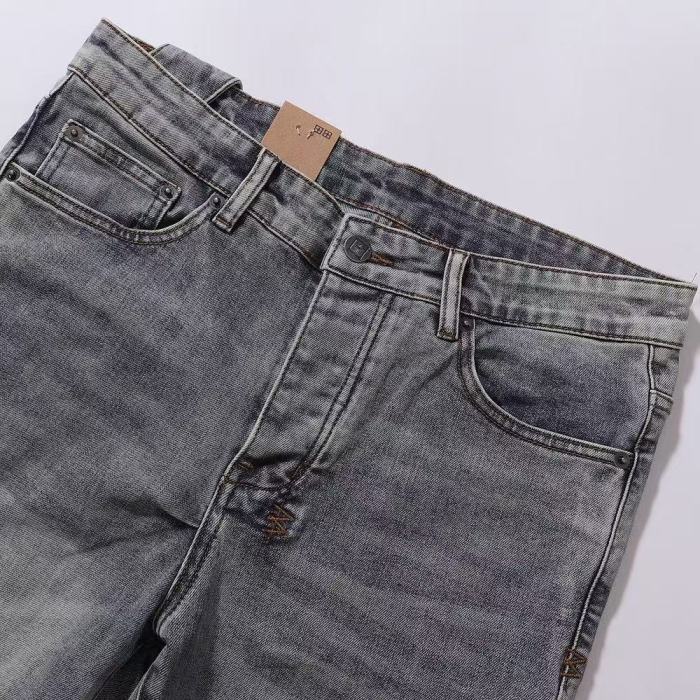 Ksubi 1:1 quality version Wash Gothic Letter Print Shark Ripped Distressed Slim Skinny Jeans 29499706