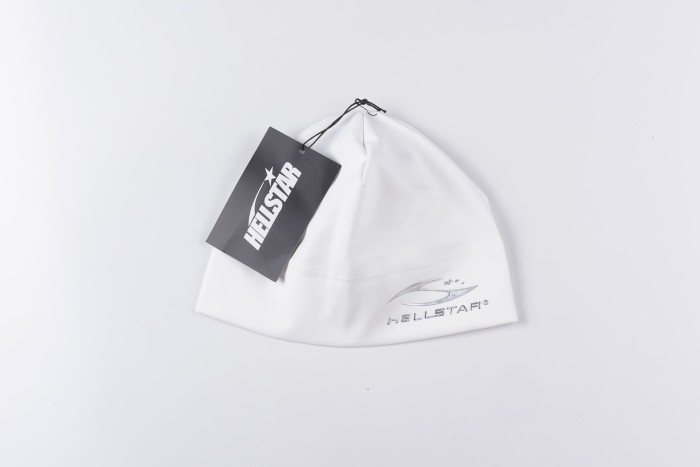 Hellstar Studio 1:1 quality version Black Stretch Fabric Silver Star Logo Skull Cap 2 colors 29500079