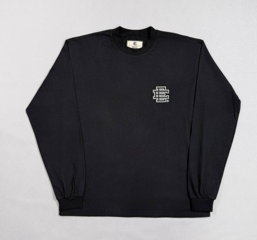Eric Emanuel 1:1 quality version EE Stacked Logo Crew Neck Long Sleeve T-Shirt 2 colors 29500936