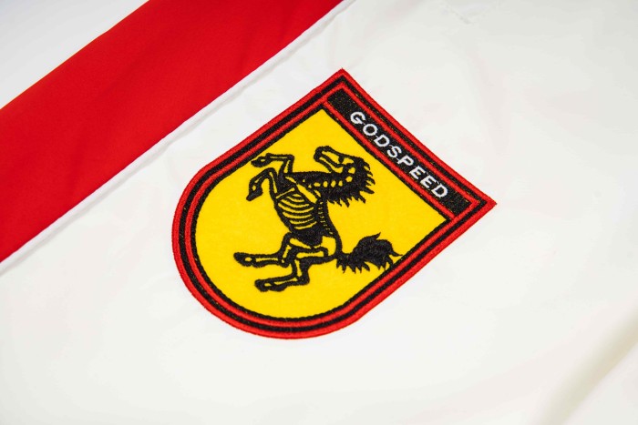 Godspeed Racing Badge Embroidery Patch Side Letter Print Color Block Straight Leg Pants 3 colors 29500924