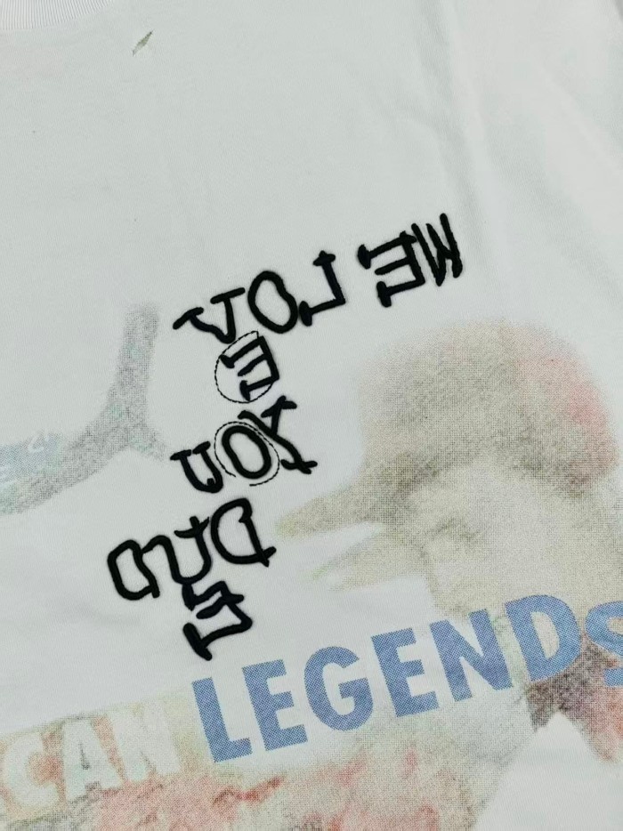Paly Hollywood American Legend Embroidered Print Tee 28756449