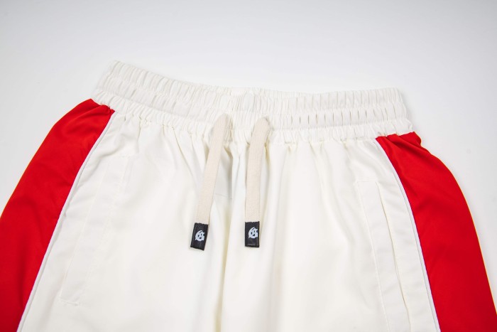 Godspeed Racing Badge Embroidery Patch Side Letter Print Color Block Straight Leg Pants 3 colors 29500924