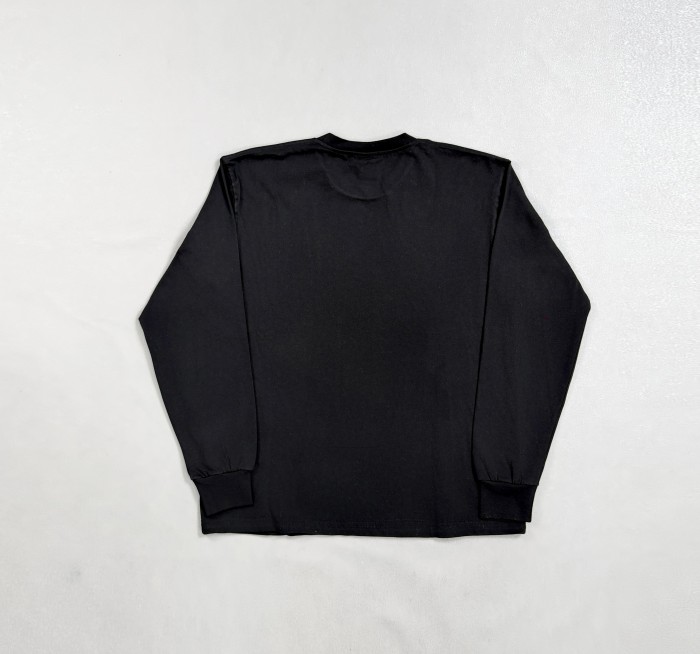 Eric Emanuel 1:1 quality version EE Stacked Logo Crew Neck Long Sleeve T-Shirt 2 colors 29500936