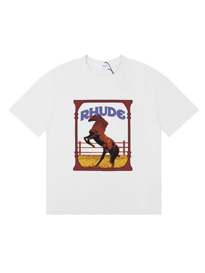 [50% Off]Rhude Horse Photo Print Tee 3 colors 28117989