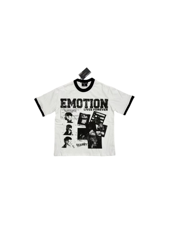 Mixed Emotion Black Ringer Vintage Portrait Statue Of Liberty Collage Letter Print T-shirt 29502364