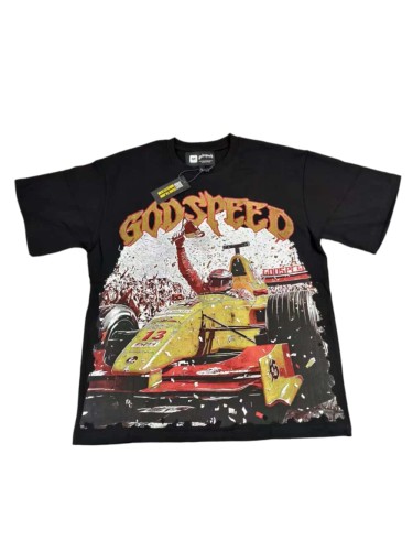 [50% Off]Godspeed Race Car Winning Scene Printed Tee 2 colors 28205389