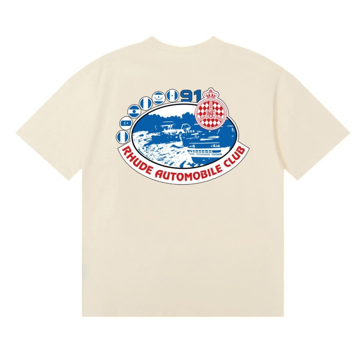 Rhude Automobile Club Crest Rally Car Print Tee 3 colors 29504176
