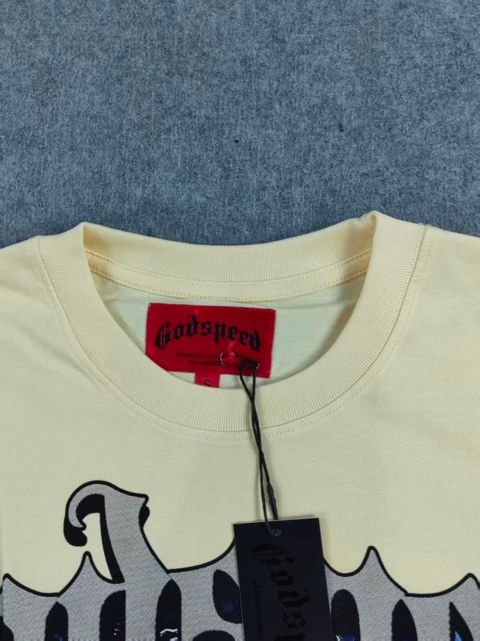 Godspeed Realized Gaming World Printed Washed Version Tee 2 colors 28523748