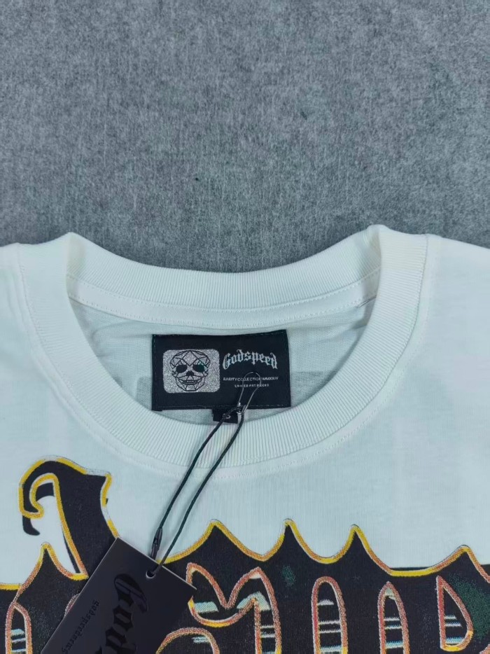 Godspeed Luxury Car Skeleton Gun Print Washed Version Tee 2 colors 28696500