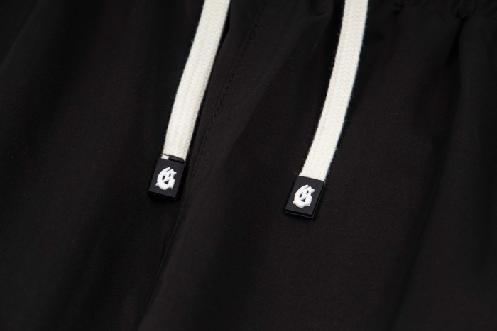 Godspeed White Piping Racing Script Applique Embroidery Wide Leg Track Pants 4 colors 29509287