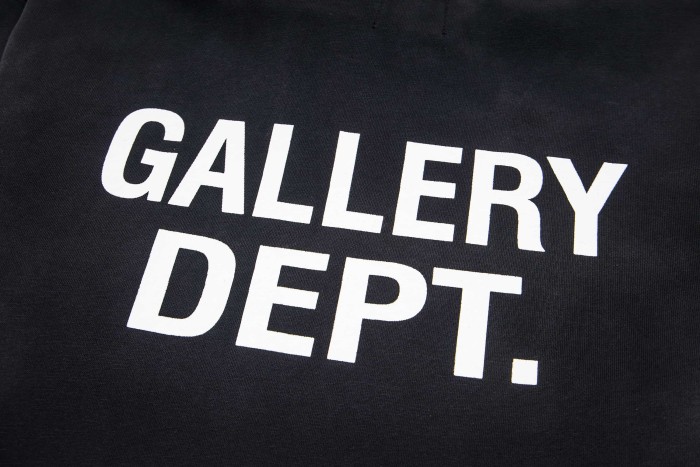 GaIIery Dept. Distressed White Letter Paint Splatter Brush Stroke Oversized Hoodie 29510347