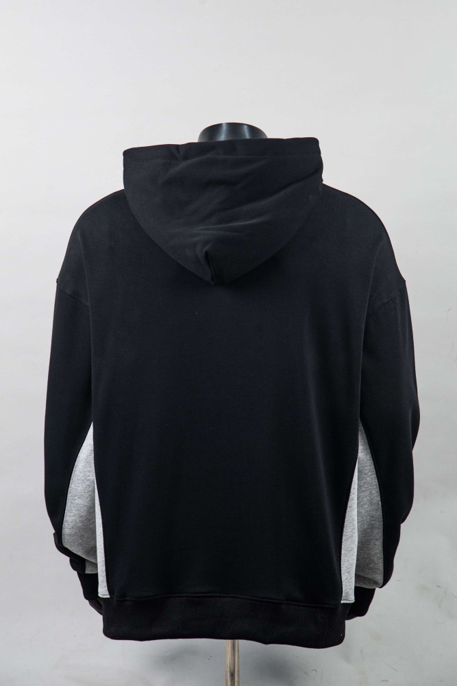 GaIIery Dept. Chest Small Letter Curved Side Panel Color Block Zip Up Hoodie 2 colors 29510351