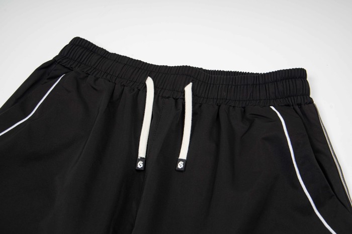 Godspeed White Piping Racing Script Applique Embroidery Wide Leg Track Pants 4 colors 29509287