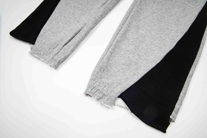 GaIIery Dept. Side Color Block Letter Print Raw Hem Straight Leg Track Pants 4 colors 29510761