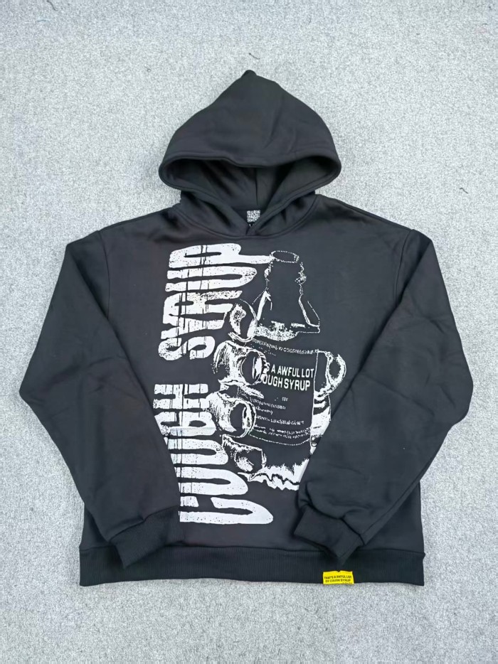 [50% Off]Cough Syrup Glass bottle Print hoodie 28314624
