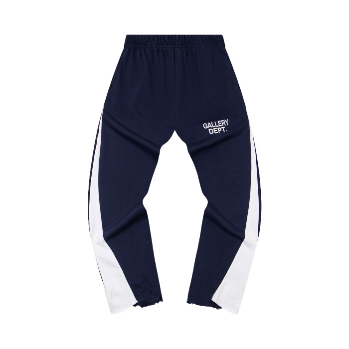GaIIery Dept. Side Color Block Letter Print Raw Hem Straight Leg Track Pants 4 colors 29510761